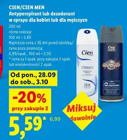 Lidl Antyperspirant Cien oferta