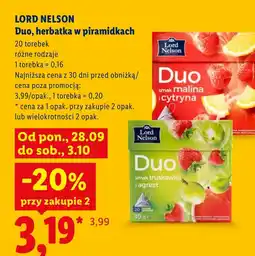 Lidl Herbata Lord Nelson oferta