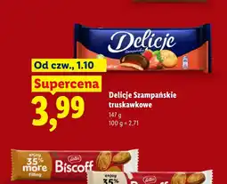 Lidl Ciastka Delicje Szampańskie oferta