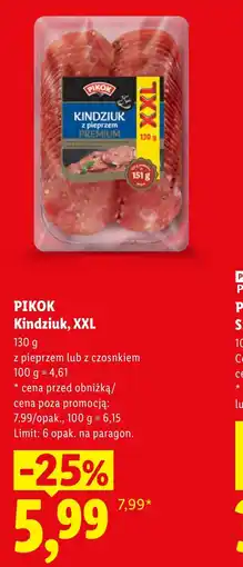 Lidl Kindziuk Pikok oferta