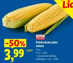 Lidl Kukurydza Polski oferta
