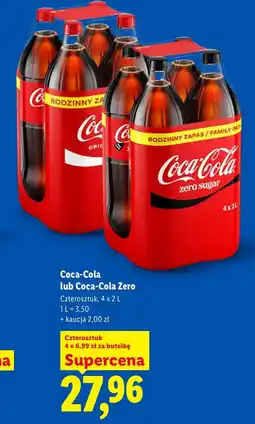 Lidl Napój Coca-Cola oferta
