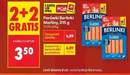 Biedronka Parówki Berlinki oferta