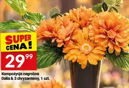 Twój Market Kompozycja nagrobna Dalia & 3 chryzantemy oferta