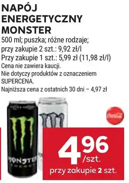 Stokrotka Napój Energetyczny Monster oferta