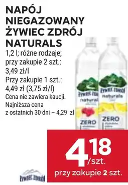 Stokrotka Napój Niegazowany Żywiec Zdrój Naturals oferta
