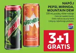 Stokrotka Napój Pepsi, Mirinda, Mountain Dew oferta
