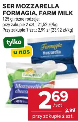 Stokrotka Ser Mozzarella Formagia, Farm Milk oferta