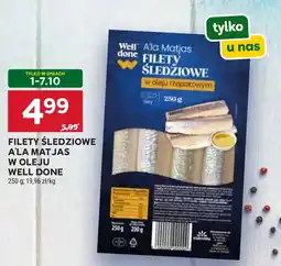 Stokrotka Filety Śledziowe A'la Matjas w Oleju Well Done oferta
