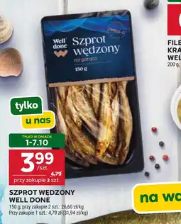 Stokrotka Szprot Wędzony Well Done oferta