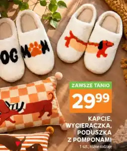 Stokrotka Kapcie, wycieraczka, poduszka z pomponami oferta