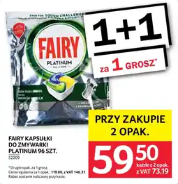 Selgros Fairy Kapsułki do zmywarki Platinum oferta