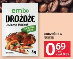 Selgros Drożdże suszone instant emix oferta