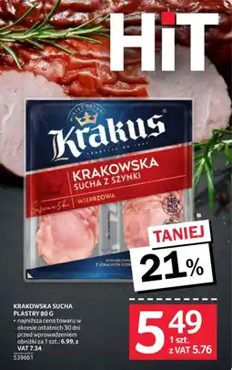 Selgros Krakus Krakowska Sucha z Szynki Wieprzowa oferta