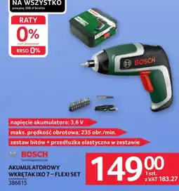 Selgros Akumulatorowy Wkrętak iXO 7 - Flexi Set oferta