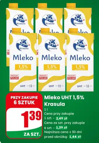Mleko UHT 1,5% Krasula