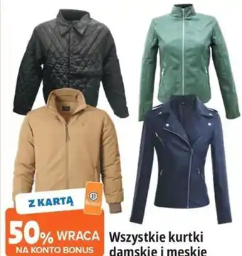 Wszystkie kurtki damskie i męskie
