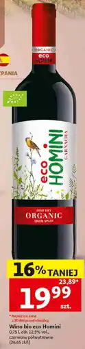 Auchan Wino bio eco Homini oferta