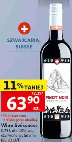 Auchan Wino Swissness oferta