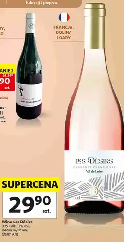 Auchan Wino Les Désirs Cabernet Franc Rosé oferta