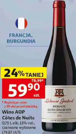 Auchan Wino AOP Côtes de Nuits Labouré Gontard oferta