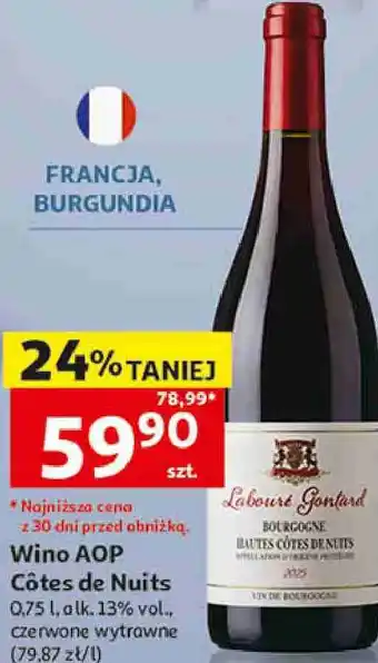 Wino AOP Côtes de Nuits Labouré Gontard