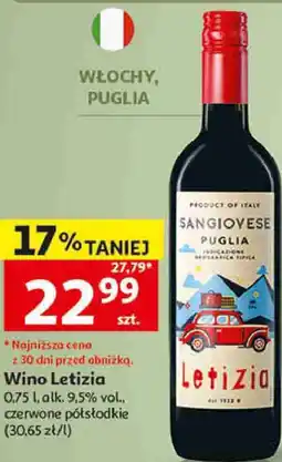 Auchan Wino Letizia Sangiovese Puglia oferta