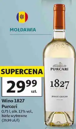 Auchan Wino 1827 Purcari Pinot Grigio oferta