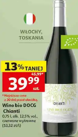 Auchan Wino bio DOCG Chianti oferta