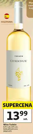 Auchan Wino Torbón Chardonnay oferta