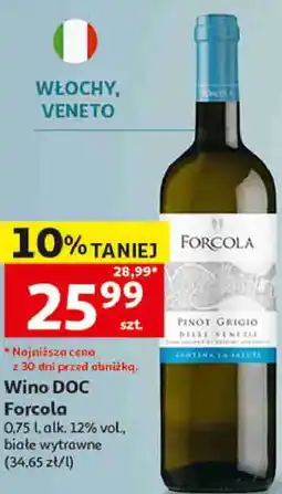 Auchan Wino DOC Forcola Pinot Grigio oferta
