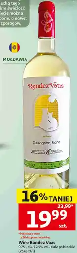 Auchan Wino Rendez Vous Sauvignon Blanc oferta