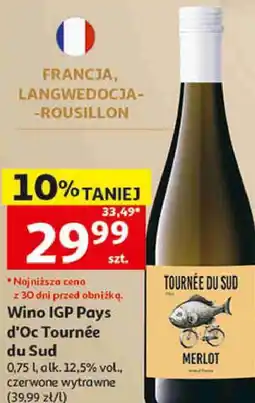 Auchan Wino IGP Pays d'Oc Tournée du Sud oferta