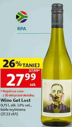 Auchan Wino Get Lost Pinot Grigio oferta