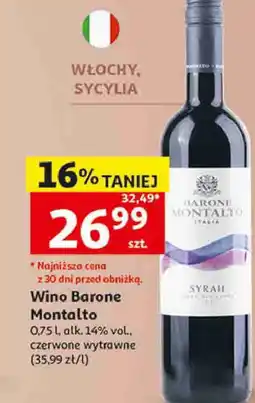 Auchan Wino Barone Montalto oferta