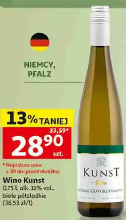 Auchan Wino Kunst Gewürztraminer oferta