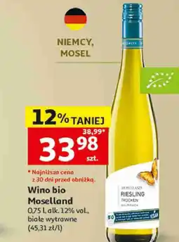 Auchan Wino bio Moselland Riesling Trocken oferta