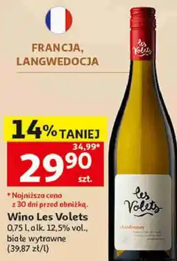 Auchan Wino Les Volets Chardonnay oferta