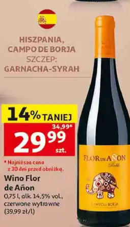 Auchan Wino Flor de Añon oferta