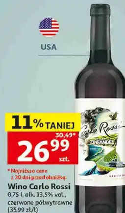 Auchan Wino Carlo Rossi oferta