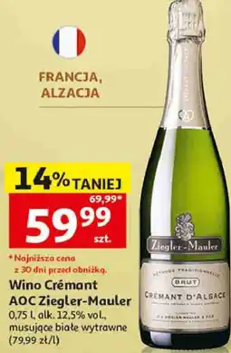 Auchan Wino Crémant AOC Ziegler-Mauler oferta