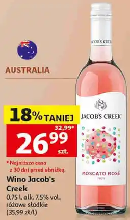 Auchan Wino Jacob's Creek Moscato Rosé oferta