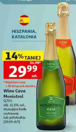 Auchan Wino Cava Monistrol oferta