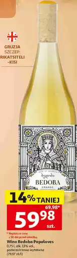 Auchan Wino Bedoba Papaloves oferta
