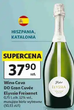 Auchan Wino Cava DO Gran Cuvée Elyssia Freixenet oferta
