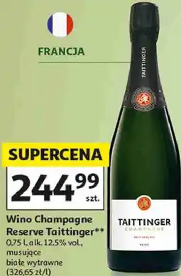 Auchan Wino Champagne Reserve Taittinger oferta