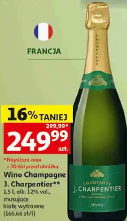 Auchan Wino Champagne J. Charpentier oferta