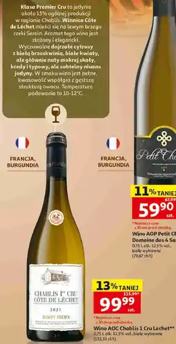 Auchan Wino AOC Chablis 1 Cru Lechet oferta