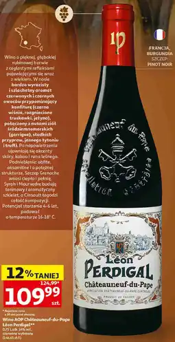 Auchan Wino AOP Châteauneuf-du-Pape Léon Perdigal oferta