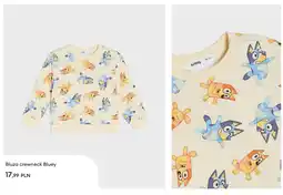 Sinsay Bluza crewneck Bluey oferta